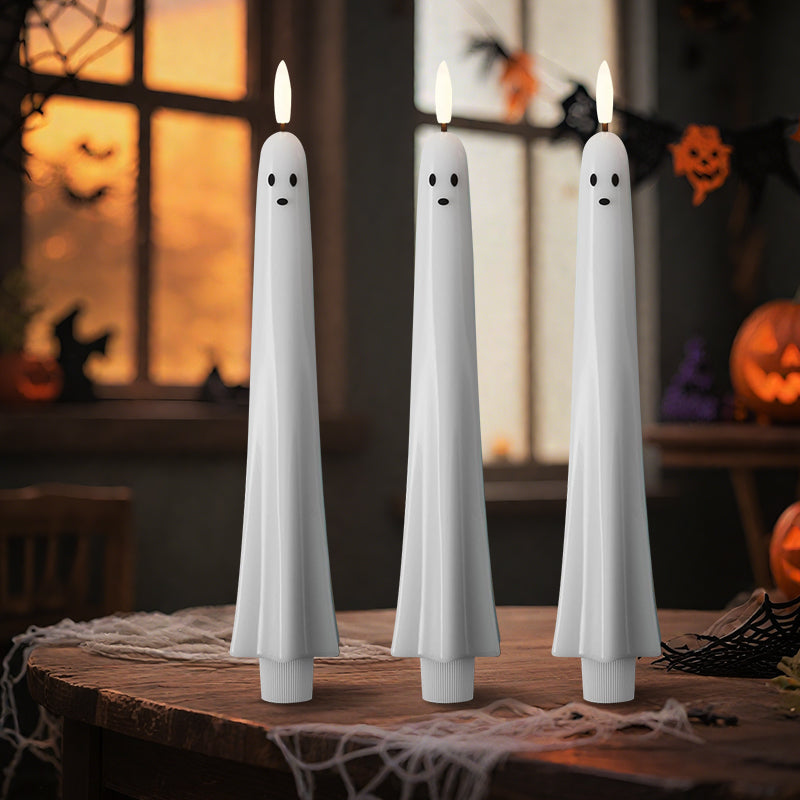 ๐๐ป Op afstand bedienbare spooklamp met 3D-vlammende lont ๐ป๐