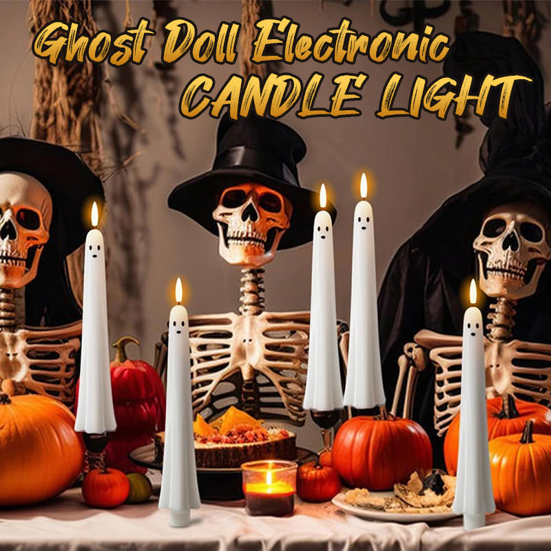 ๐๐ป Op afstand bedienbare spooklamp met 3D-vlammende lont ๐ป๐