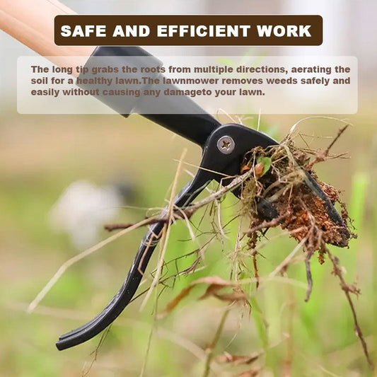 🌿Pull weeds out by the roots without even bending over! 🎯