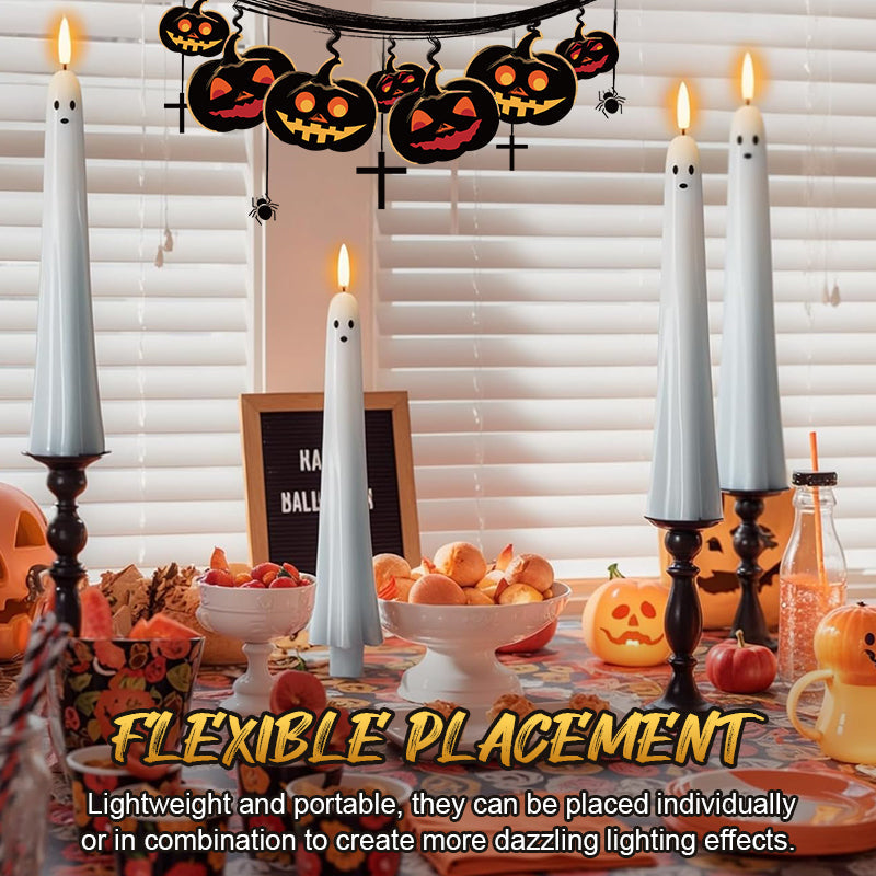 ๐๐ป Op afstand bedienbare spooklamp met 3D-vlammende lont ๐ป๐