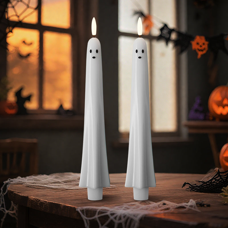 ๐๐ป Op afstand bedienbare spooklamp met 3D-vlammende lont ๐ป๐