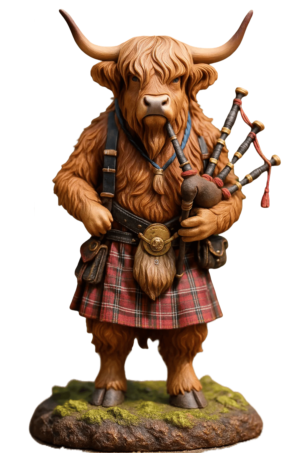 🐮Highland Cow Adventskalender 2025🎄✨- 3D handgemaakte Highland Cow-pop (24 stuks)