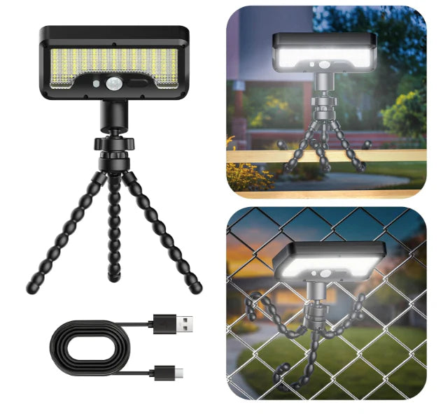Flexible Octopus Solar Motion Sensor Light
