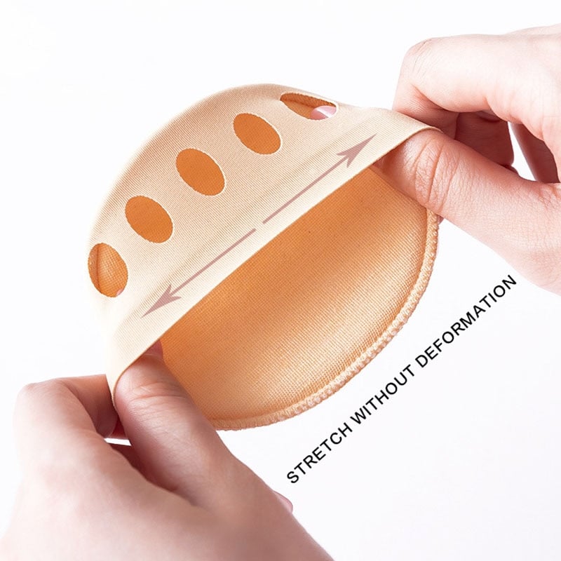 👠✨ Five-Toe Forefoot Pads for Women | Shock-Absorbing Insoles for High Heels | Black/Beige