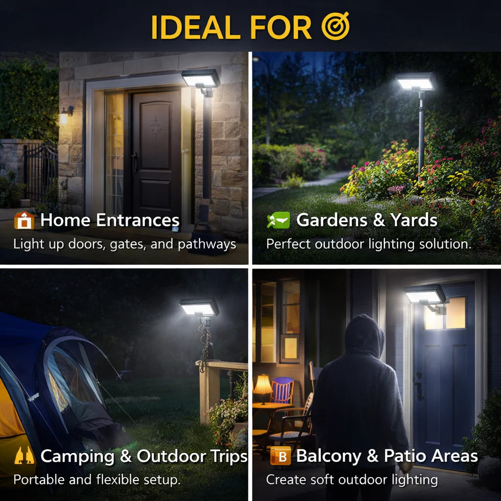 Flexible Octopus Solar Motion Sensor Light