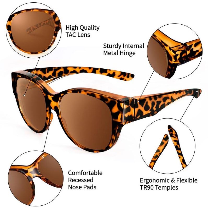 🔥LAST DAY ￡9.99🚀🕶New Oversized Cat Eye Sunglasses Polarized UV400 Protection