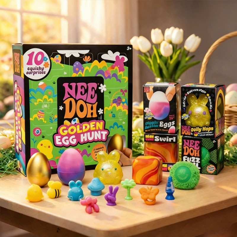 Golden Egg Treasure Hunt — Kids' Easter Fidget Spinner Toy Box
