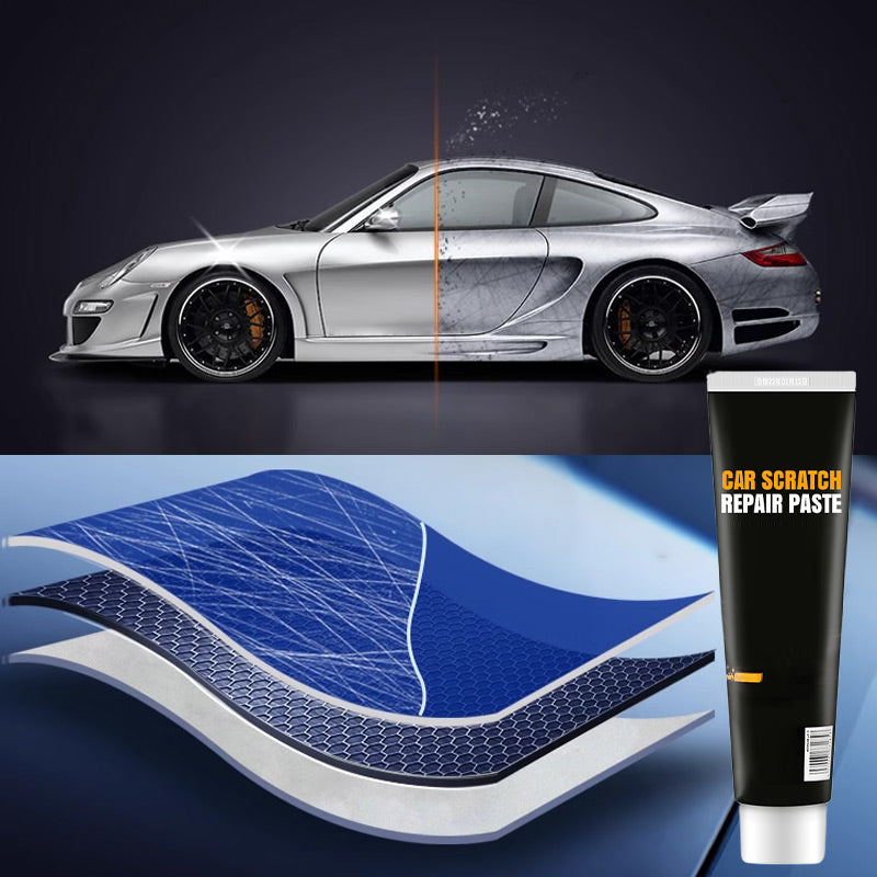Car paint polishing paste for reducing scratches – For black and light-coloured paintwork 🚗✨