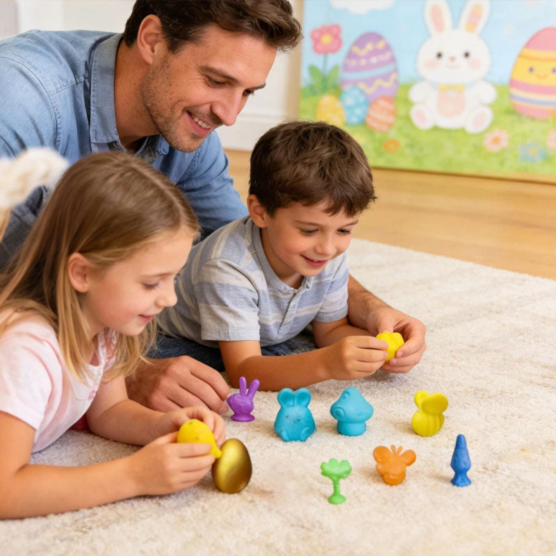 Golden Egg Treasure Hunt — Kids' Easter Fidget Spinner Toy Box
