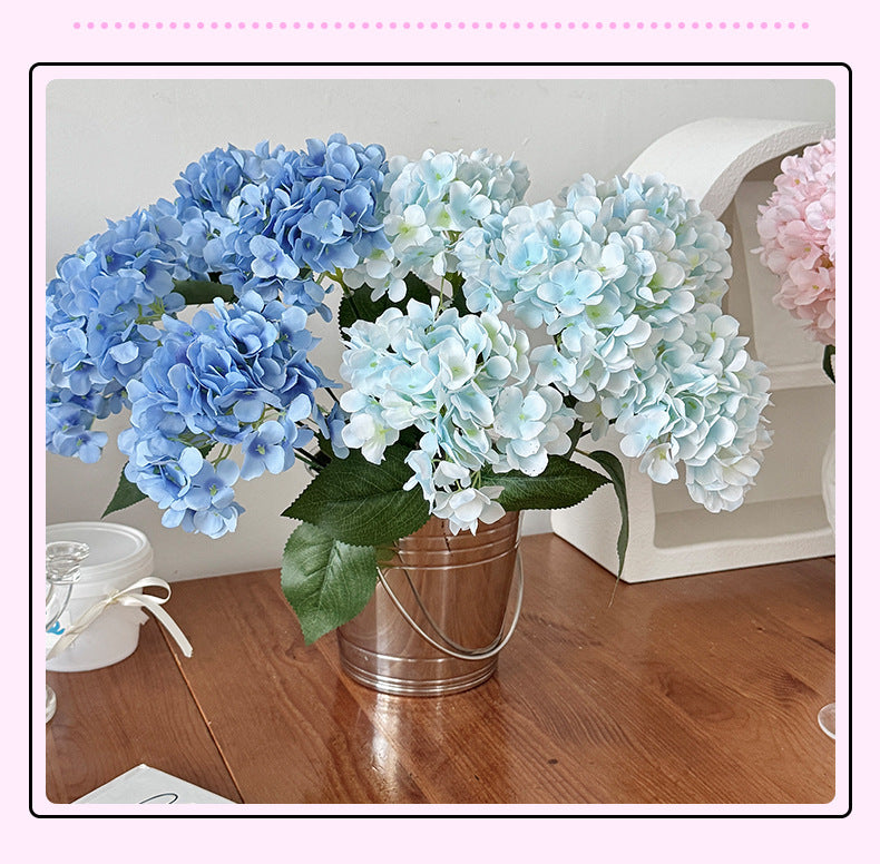 Artificial hydrangeas