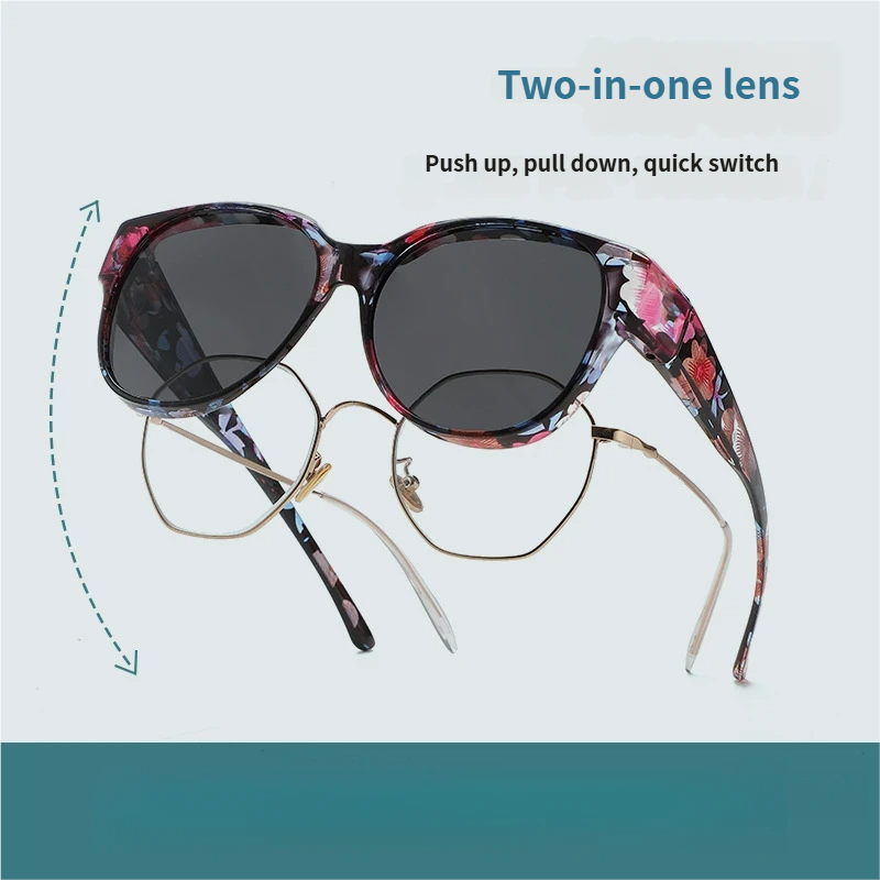 🔥LAST DAY ￡9.99🚀🕶New Oversized Cat Eye Sunglasses Polarized UV400 Protection