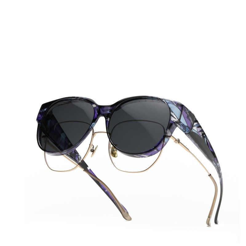 🔥LAST DAY ￡9.99🚀🕶New Oversized Cat Eye Sunglasses Polarized UV400 Protection