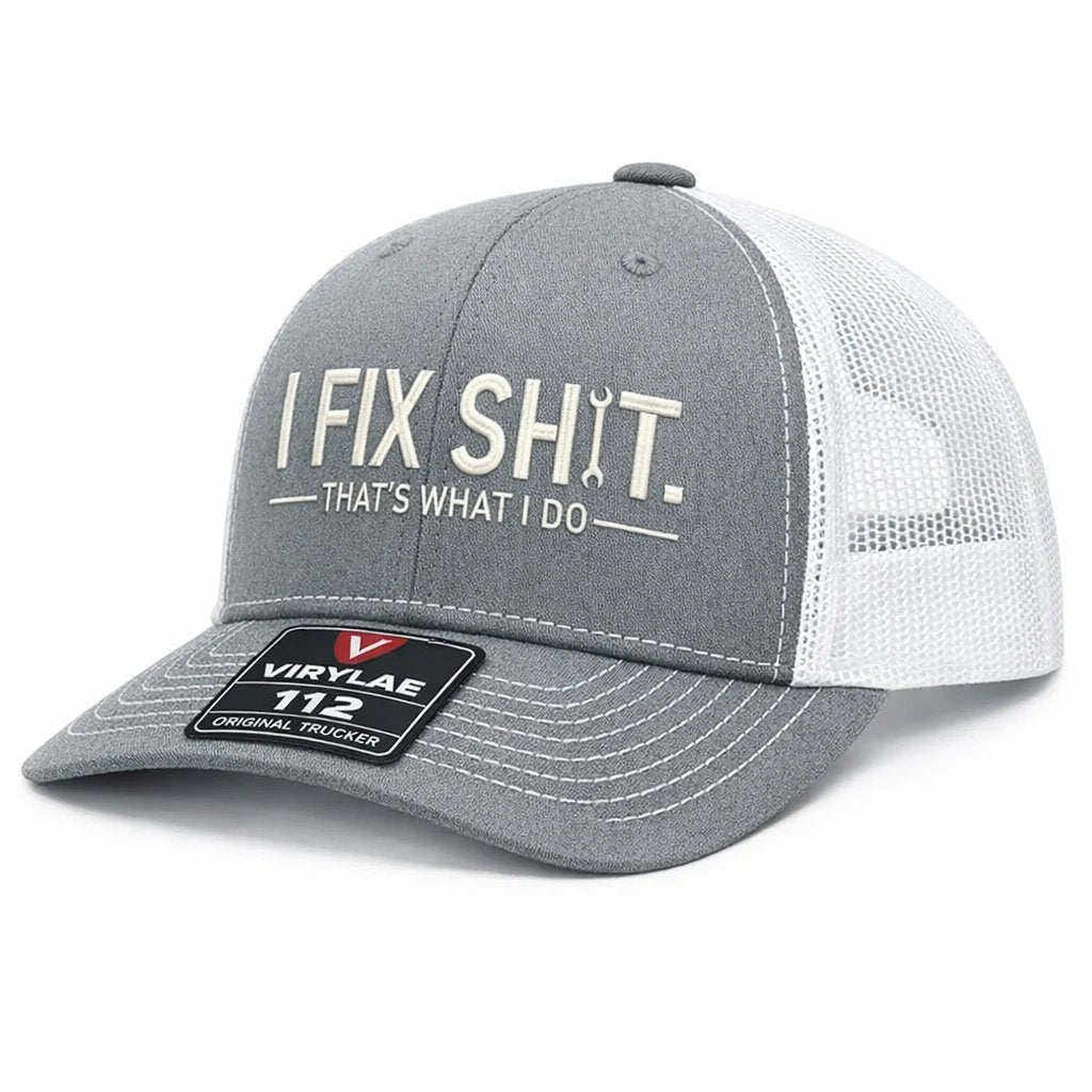 🔥LAST DAY 49% OFF-🛠️ I Fix Shit Trucker Hat – Funny Mechanic & Fixer Cap