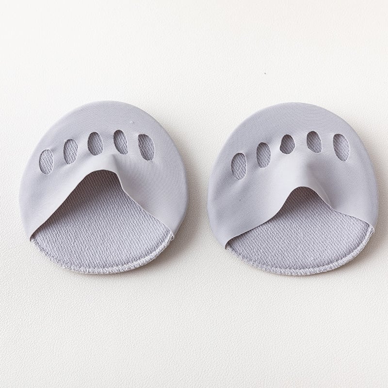 👠✨ Five-Toe Forefoot Pads for Women | Shock-Absorbing Insoles for High Heels | Black/Beige